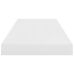 Estante flotante de pared blanco brillante MDF 60x23,5x3,8 cm