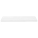 Estante flotante de pared blanco brillante MDF 80x23,5x3,8 cm