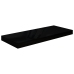 vidaXL Estante flotante de pared 4 uds MDF negro brillo 60x23,5x3,8 cm