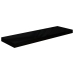 vidaXL Estante flotante de pared MDF negro brillante 80x23,5x3,8 cm