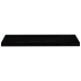 vidaXL Estante flotante de pared 2 uds MDF negro brillo 80x23,5x3,8 cm