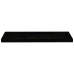 Estantes flotantes pared 4 uds negro brillo MDF 80x23,5x3,8 cm