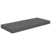 vidaXL Estante flotante de pared MDF gris brillo 60x23,5x3,8 cm