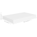 Estante flotante de pared MDF blanco 40x23x3,8 cm