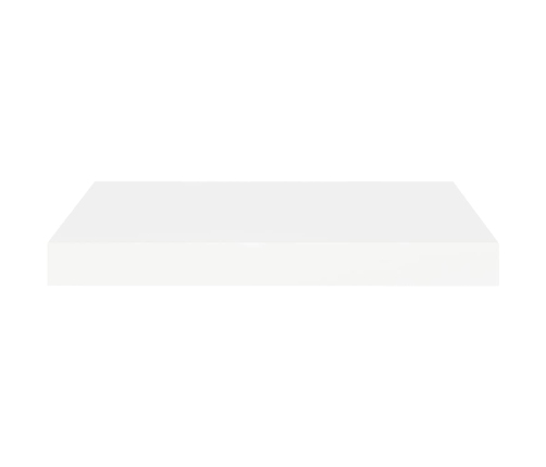 Estantes flotantes de pared 2 uds MDF blanco 40x23x3,8 cm