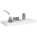 Estante flotante de pared MDF blanco 50x23x3,8 cm