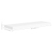 Estante flotante de pared MDF blanco 80x23,5x3,8 cm