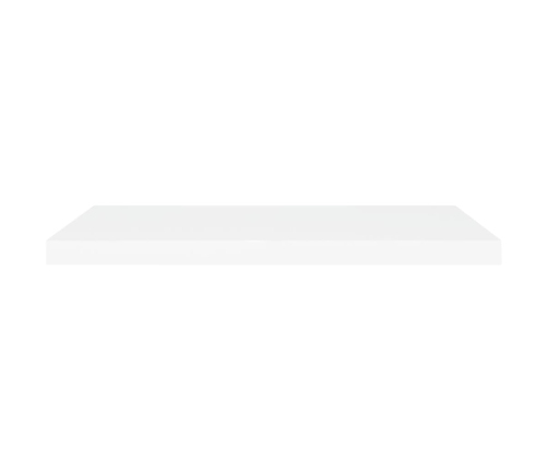 Estantes flotantes de pared 4 uds MDF blanco 80x23,5x3,8 cm