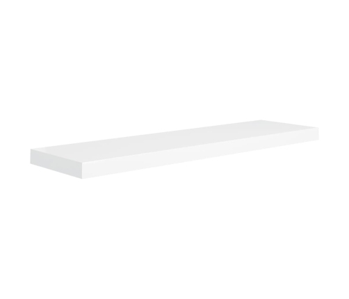 Estantes flotantes de pared 4 uds MDF blanco 90x23,5x3,8 cm