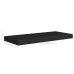 Estante flotante de pared negro MDF 60x23,5x3,8 cm