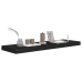 Estante flotante de pared MDF negro 80x23,5x3,8 cm