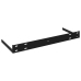 Estante flotante de pared MDF negro 80x23,5x3,8 cm