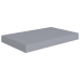 Estante flotante de pared MDF gris 40x23x3,8 cm