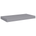 Estante flotante de pared MDF gris 50x23x3,8 cm