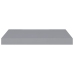 Estante flotante de pared MDF gris 50x23x3,8 cm