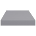 Estante flotante de pared MDF gris 50x23x3,8 cm