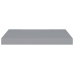 Estantes flotantes de pared 4 uds MDF gris 50x23x3,8 cm