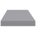 Estante flotante de pared MDF gris 60x23,5x3,8 cm