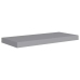 vidaXL Estante flotante pared 2 uds gris MDF 60x23,5x3,8 cm