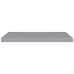 vidaXL Estante flotante de pared MDF gris 80x23,5x3,8 cm