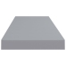 vidaXL Estante flotante de pared MDF gris 80x23,5x3,8 cm