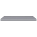 vidaXL Estantes flotantes de pared 2 uds MDF gris 80x23,5x3,8 cm