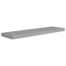 Estante flotante de pared MDF gris 90x23,5x3,8 cm