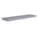 vidaXL Estantes flotantes de pared 2 uds MDF gris 90x23,5x3,8 cm