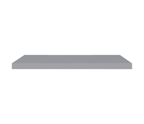 vidaXL Estantes flotantes de pared 4 uds MDF gris 90x23,5x3,8 cm