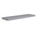 vidaXL Estantes flotantes de pared 4 uds MDF gris 90x23,5x3,8 cm