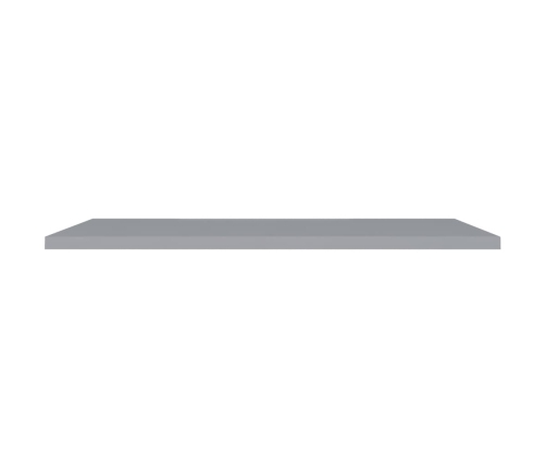 vidaXL Estante flotante de pared MDF gris 120x23,5x3,8 cm