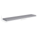 vidaXL Estante flotante de pared MDF gris 120x23,5x3,8 cm