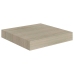 Estante flotante de pared MDF color roble 23x23,5x3,8 cm