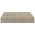 Estante flotante de pared MDF color roble 23x23,5x3,8 cm