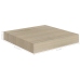 Estante flotante de pared MDF color roble 23x23,5x3,8 cm