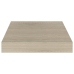 Estantes flotantes de pared 2 uds MDF roble 23x23,5x3,8 cm