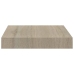 Estantes flotantes de pared 2 uds MDF roble 23x23,5x3,8 cm