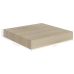 Estantes flotantes de pared 2 uds MDF roble 23x23,5x3,8 cm