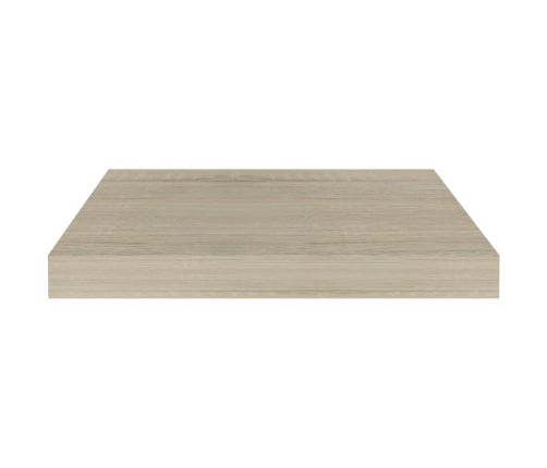 Estante flotante de pared MDF color roble 40x23x3,8 cm