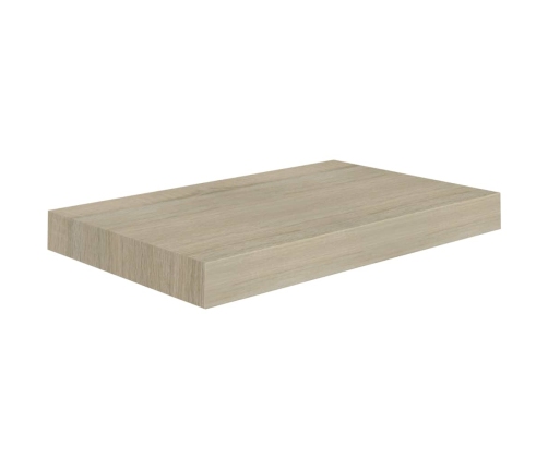 vidaXL Estantes flotantes de pared 2 uds MDF roble 40x23x3,8 cm