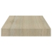 Estantes flotantes de pared 4 uds MDF roble 40x23x3,8 cm