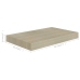 Estantes flotantes de pared 4 uds MDF roble 40x23x3,8 cm