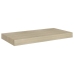 Estante flotante de pared MDF color roble 50x23x3,8 cm