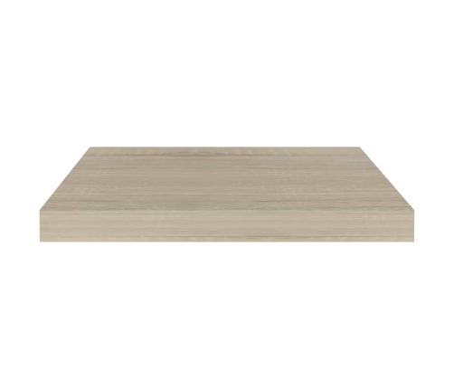 Estante flotante de pared MDF color roble 50x23x3,8 cm