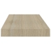 Estantes flotantes de pared 2 uds MDF roble 50x23x3,8 cm