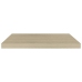 Estante flotante de pared MDF color roble 60x23,5x3,8 cm