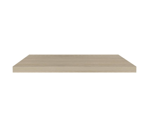 vidaXL Estante flotante de pared MDF color roble 80x23,5x3,8 cm