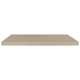 vidaXL Estante flotante de pared MDF color roble 80x23,5x3,8 cm