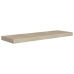 Estantes flotantes pared 4 uds color roble MDF 80x23,5x3,8cm