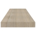 Estantes flotantes pared 4 uds color roble MDF 80x23,5x3,8cm